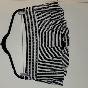 Striped Skirt Swimsuit Bottoms